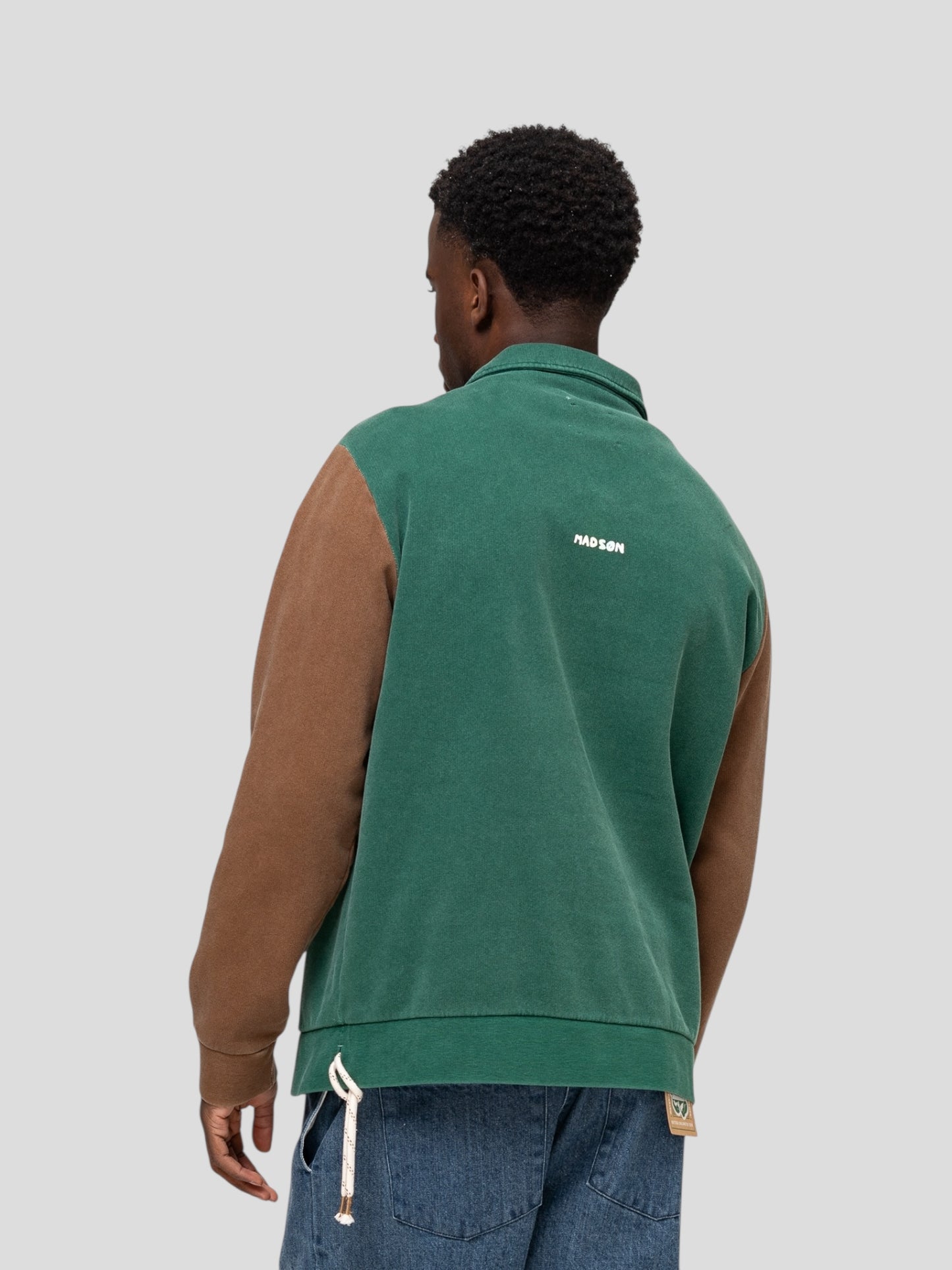 Felpa cardigan placcata