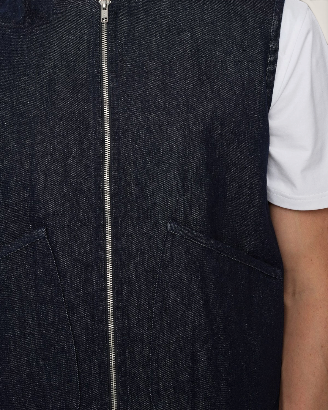 Akrobin denim gilet