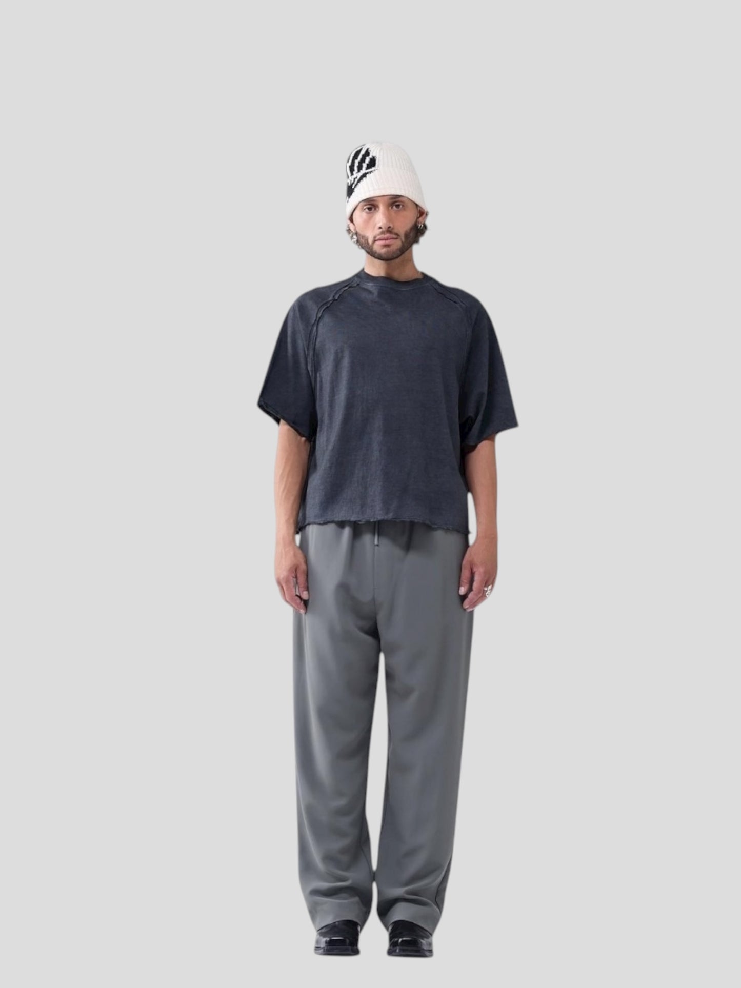 Raw edge tee