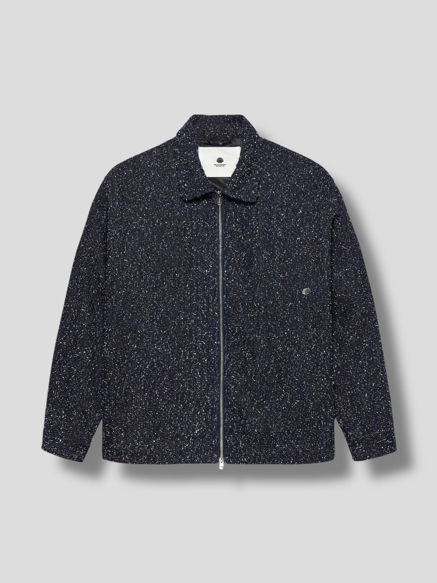 Spray denim overshirt