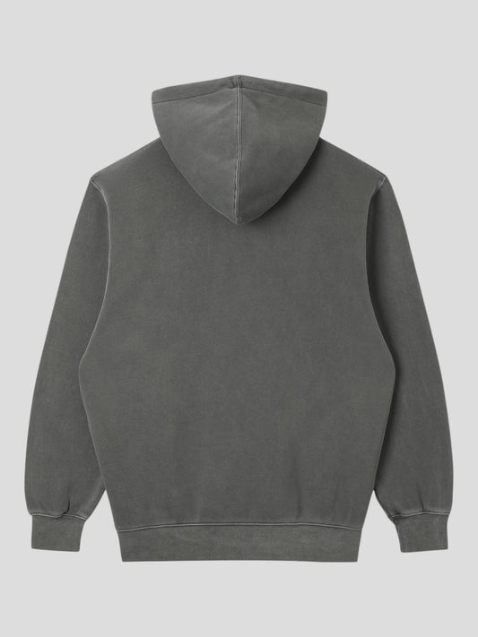 Patch zip hoodie