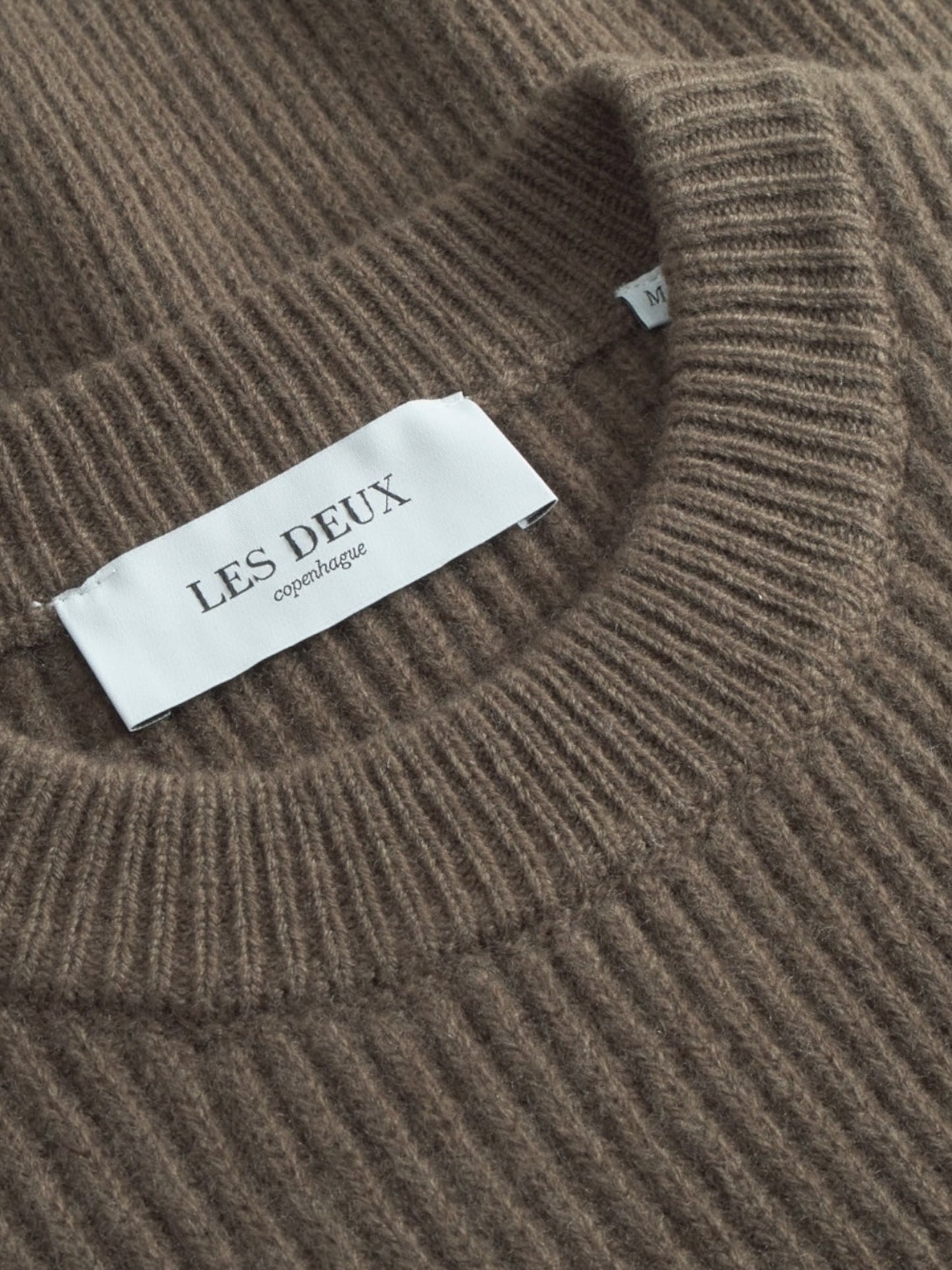 Eddie wool rib crewneck knit
