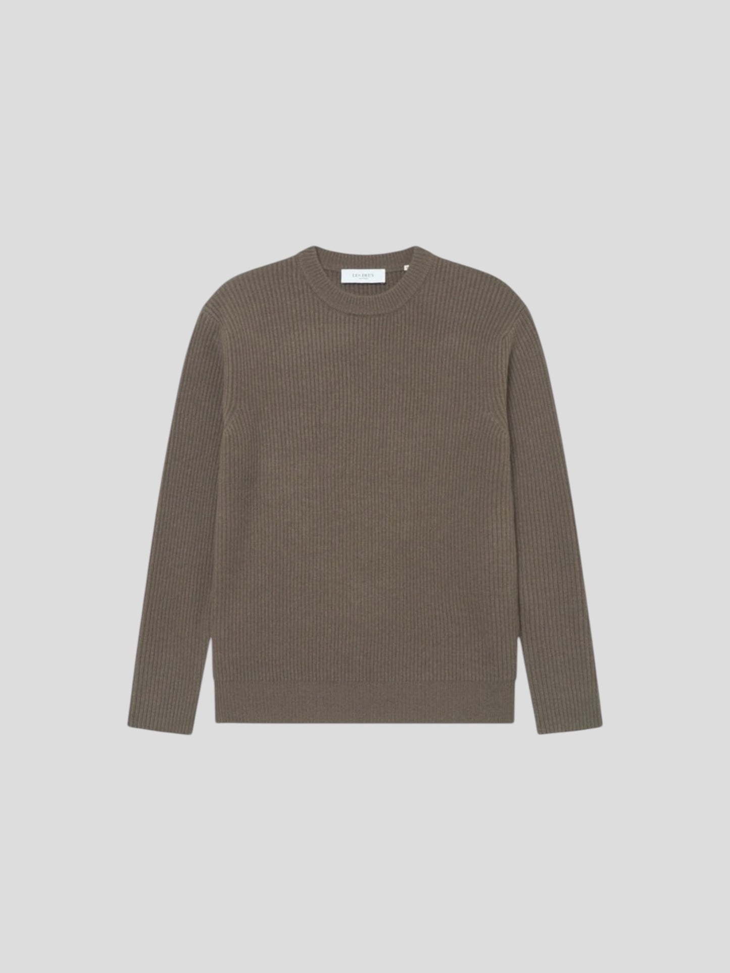 Eddie wool rib crewneck knit