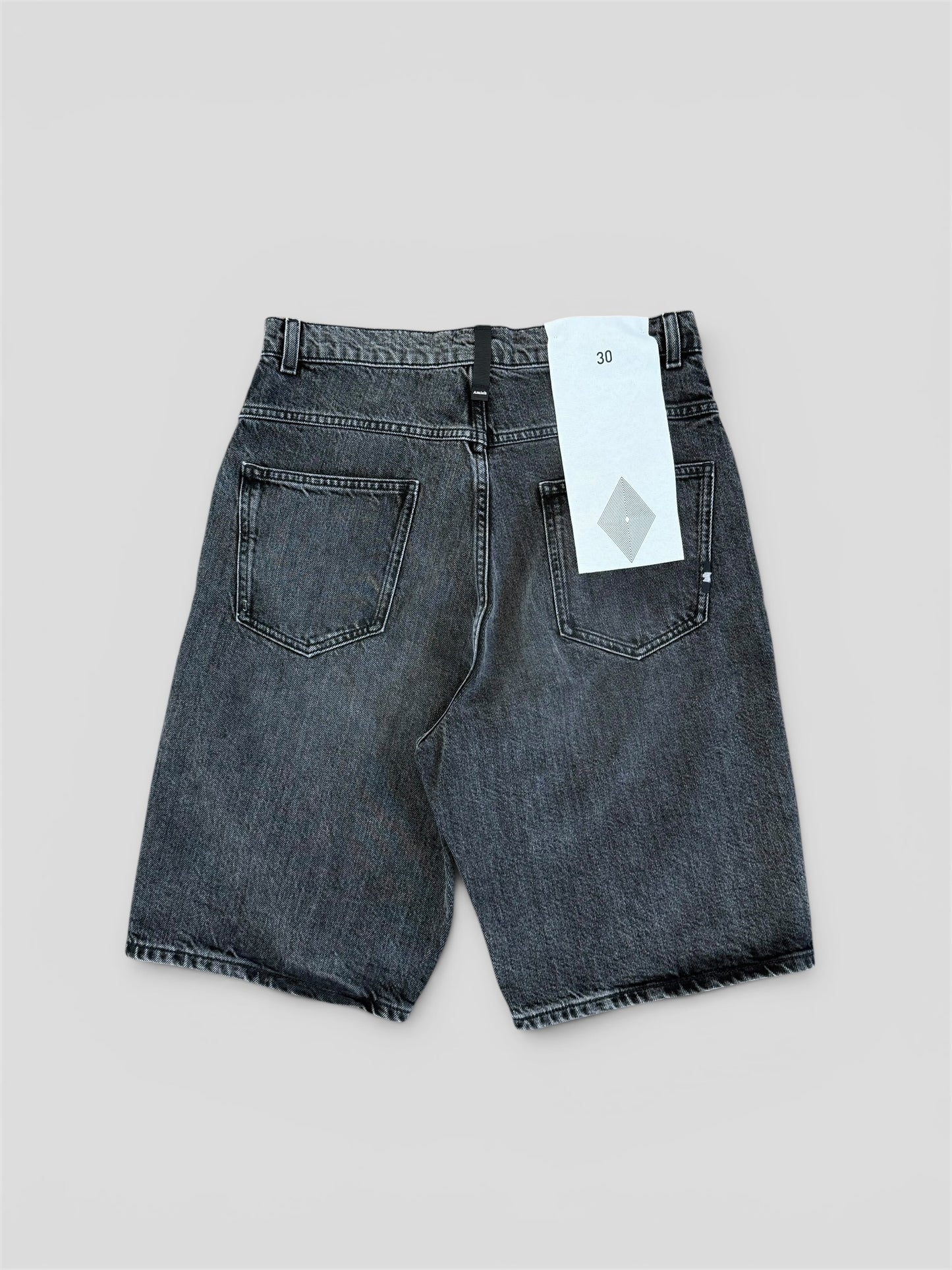 Tommy black wash shorts