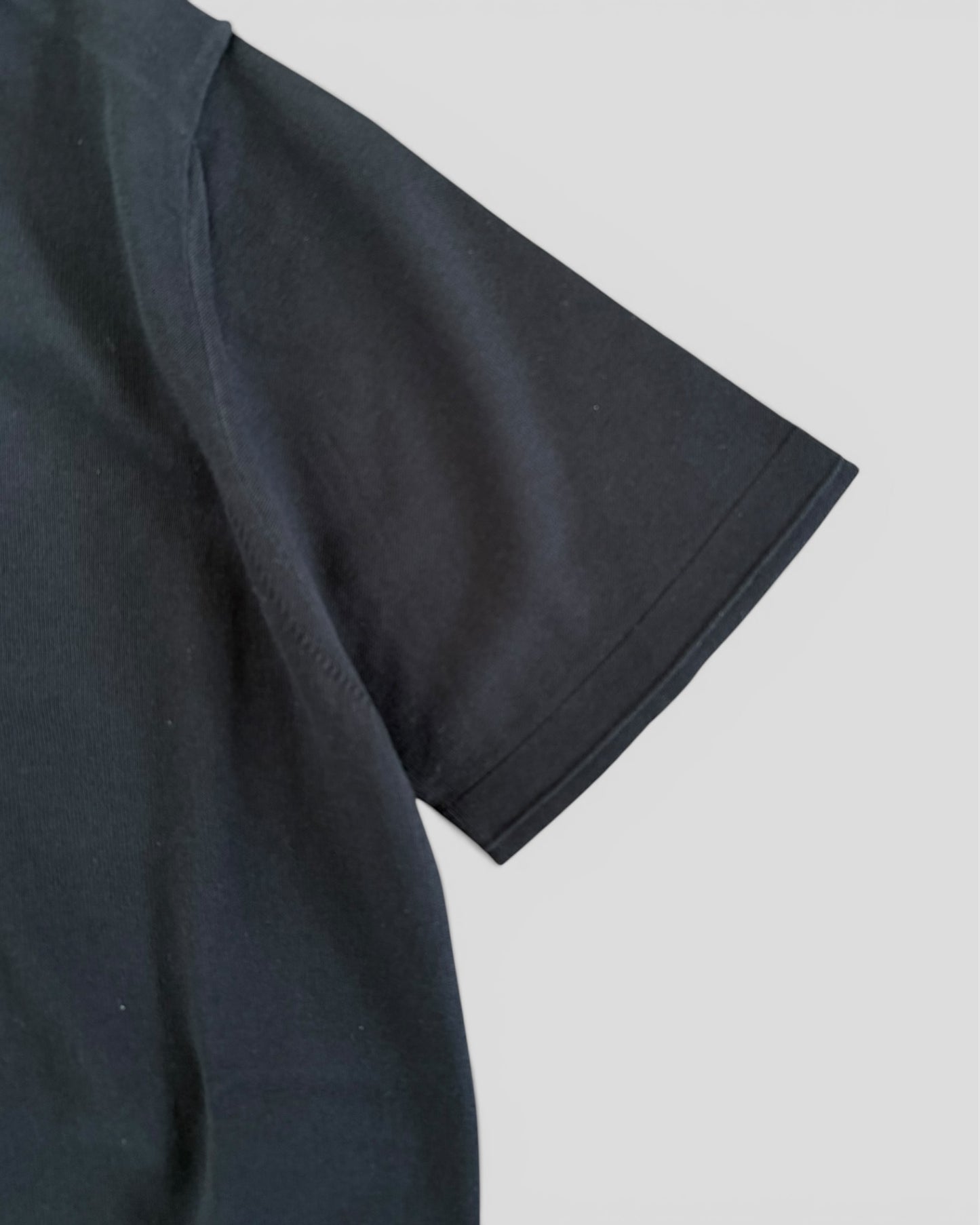Polo crepe black