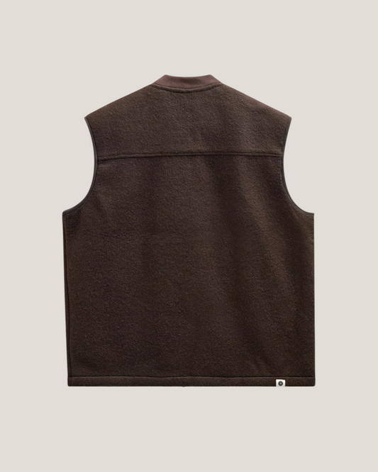 Akrobin boiled wool gilet