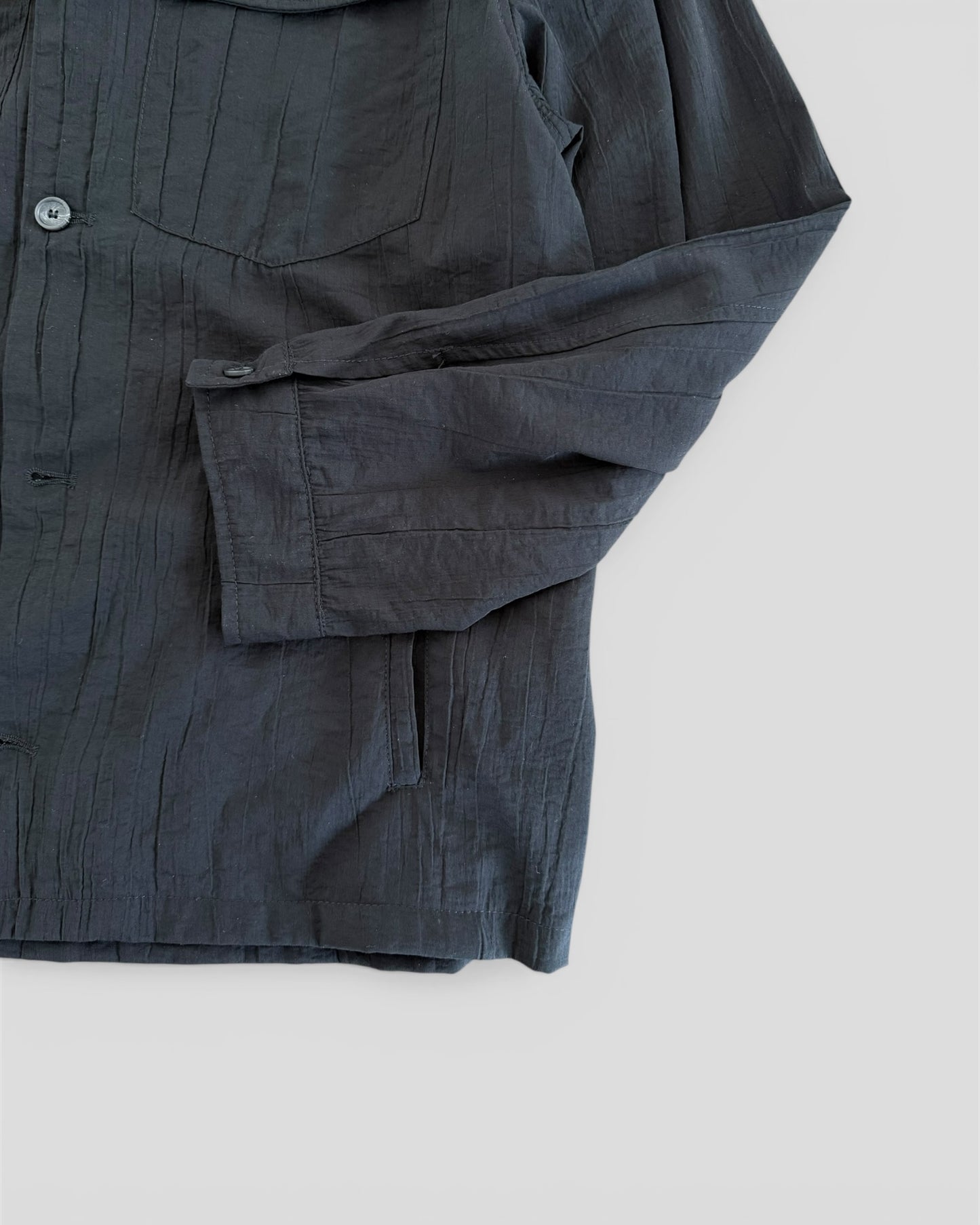 Overshirt viscosa black