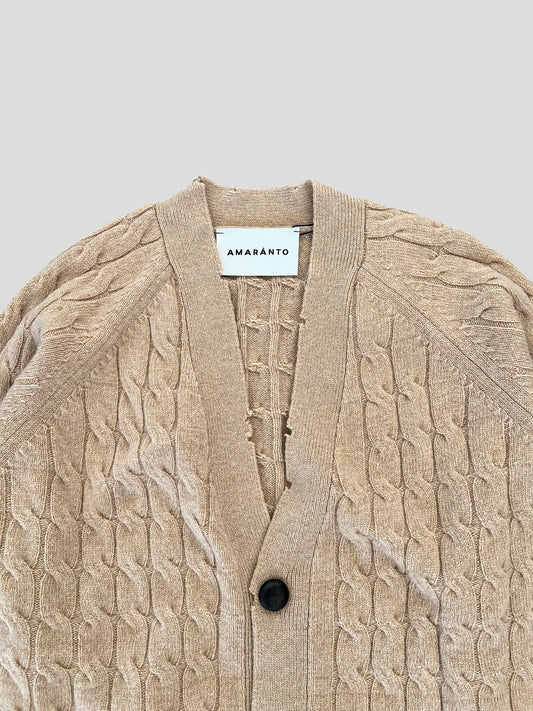 Cardigan a trecce