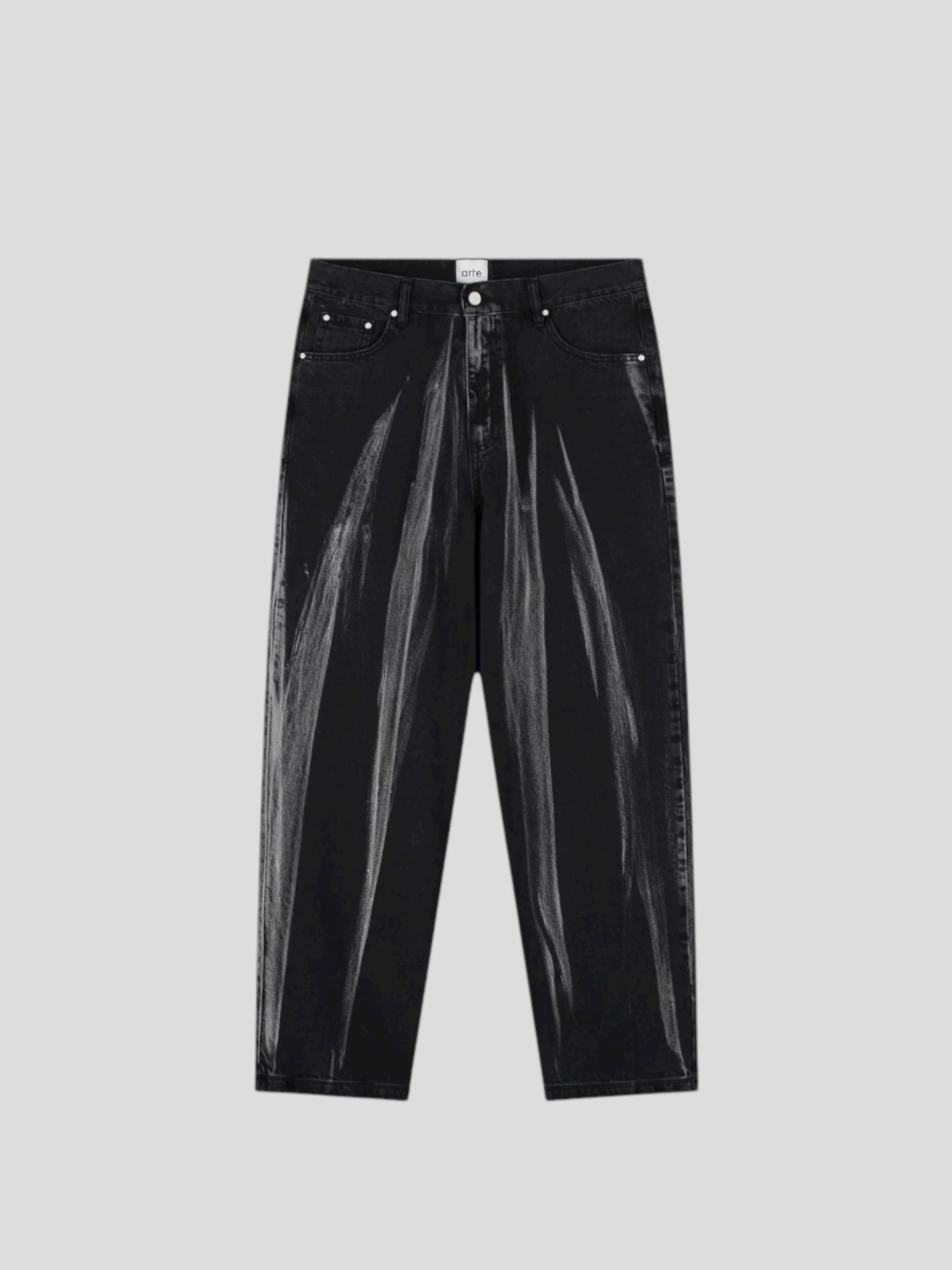 Washed jeans pants