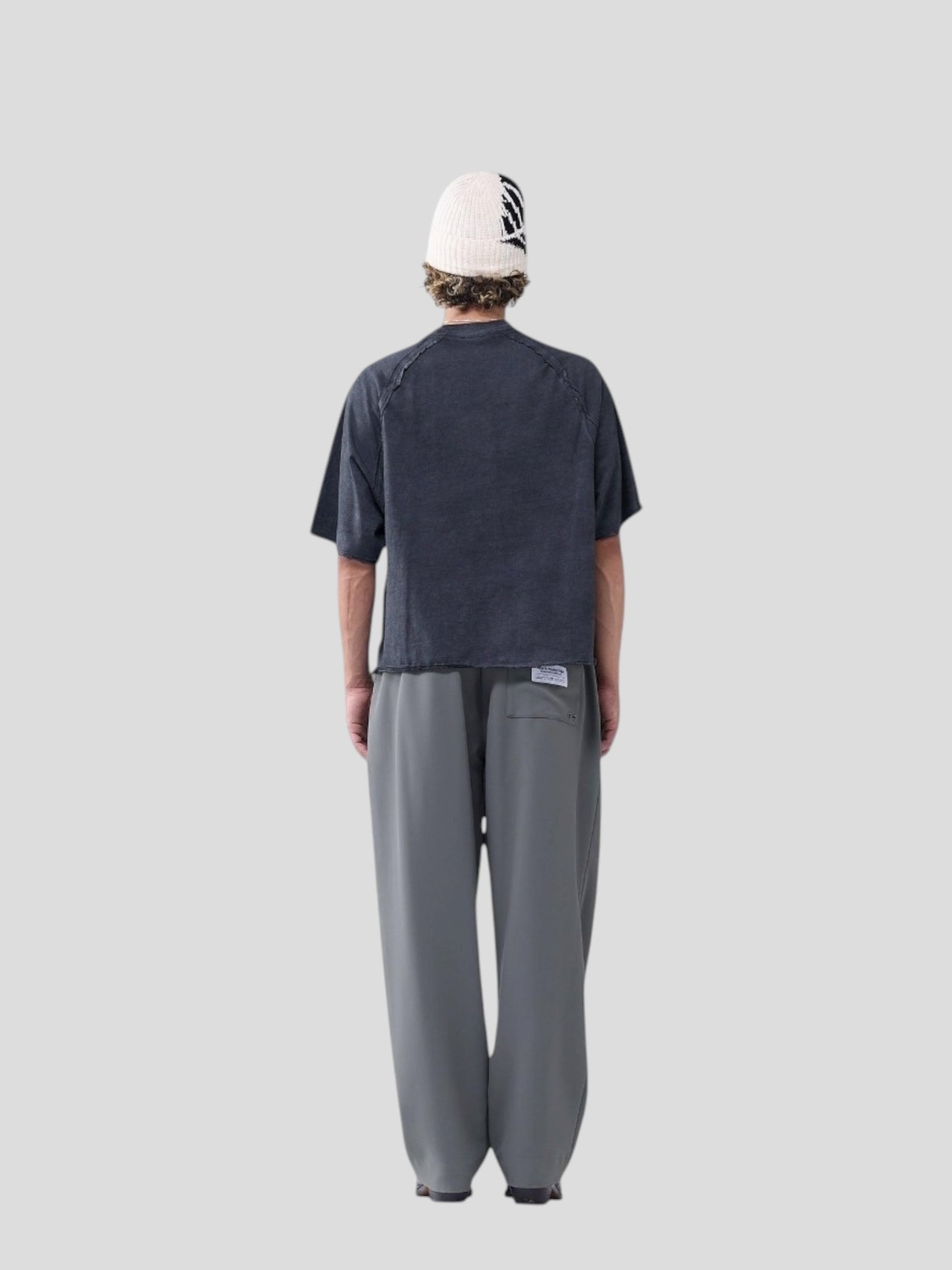 Raw edge tee