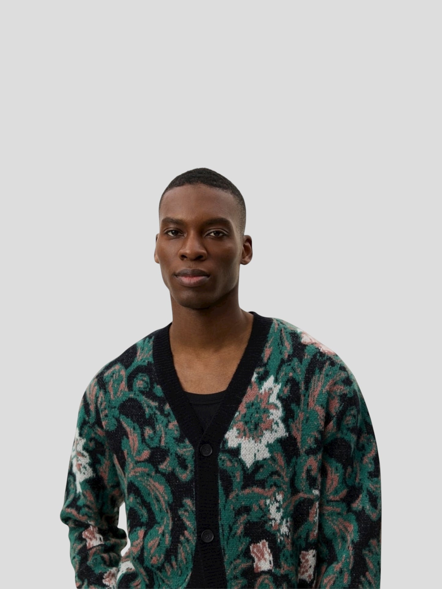 Alex jaquard cardigan knit