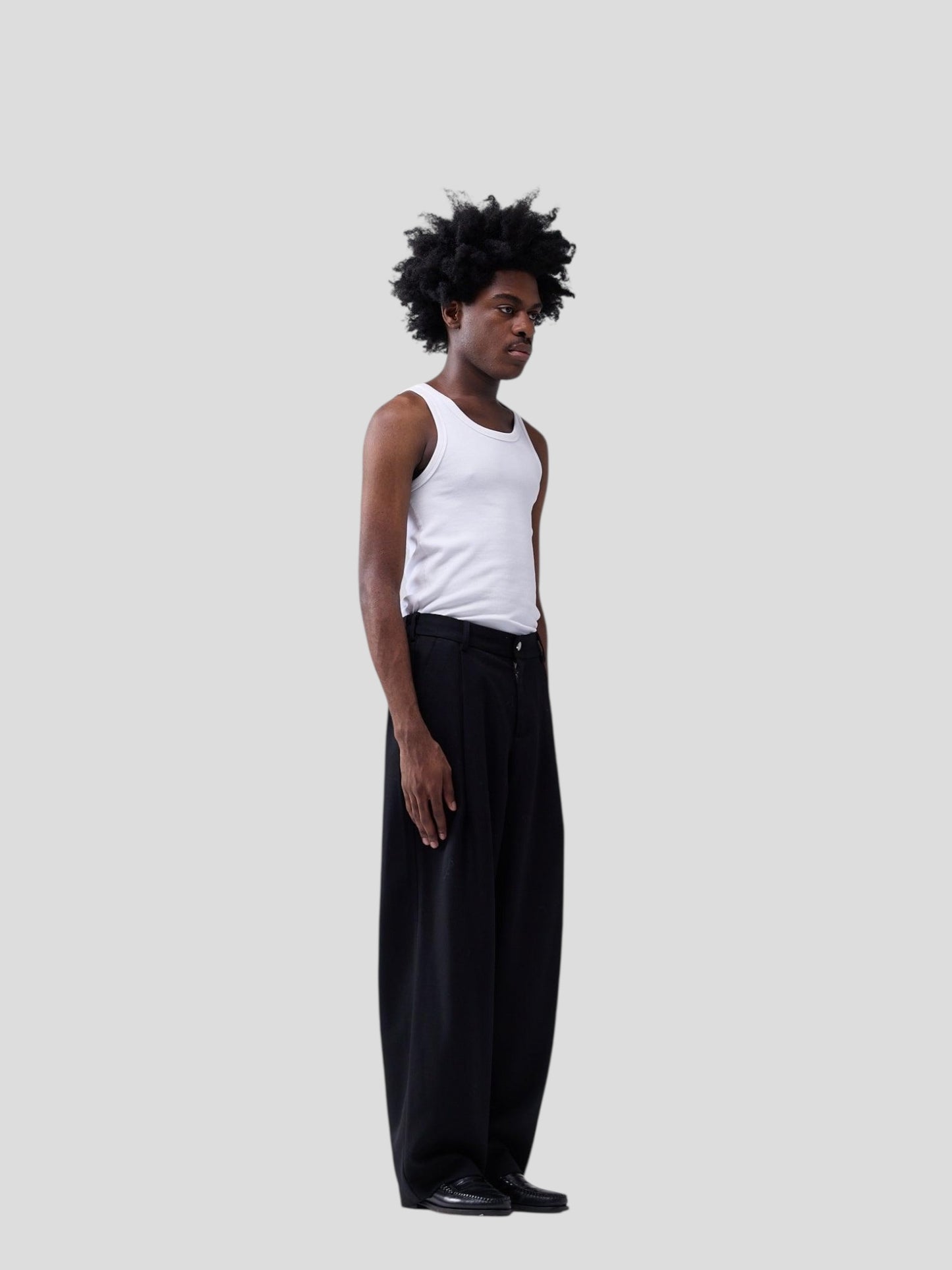 Wool after trousers