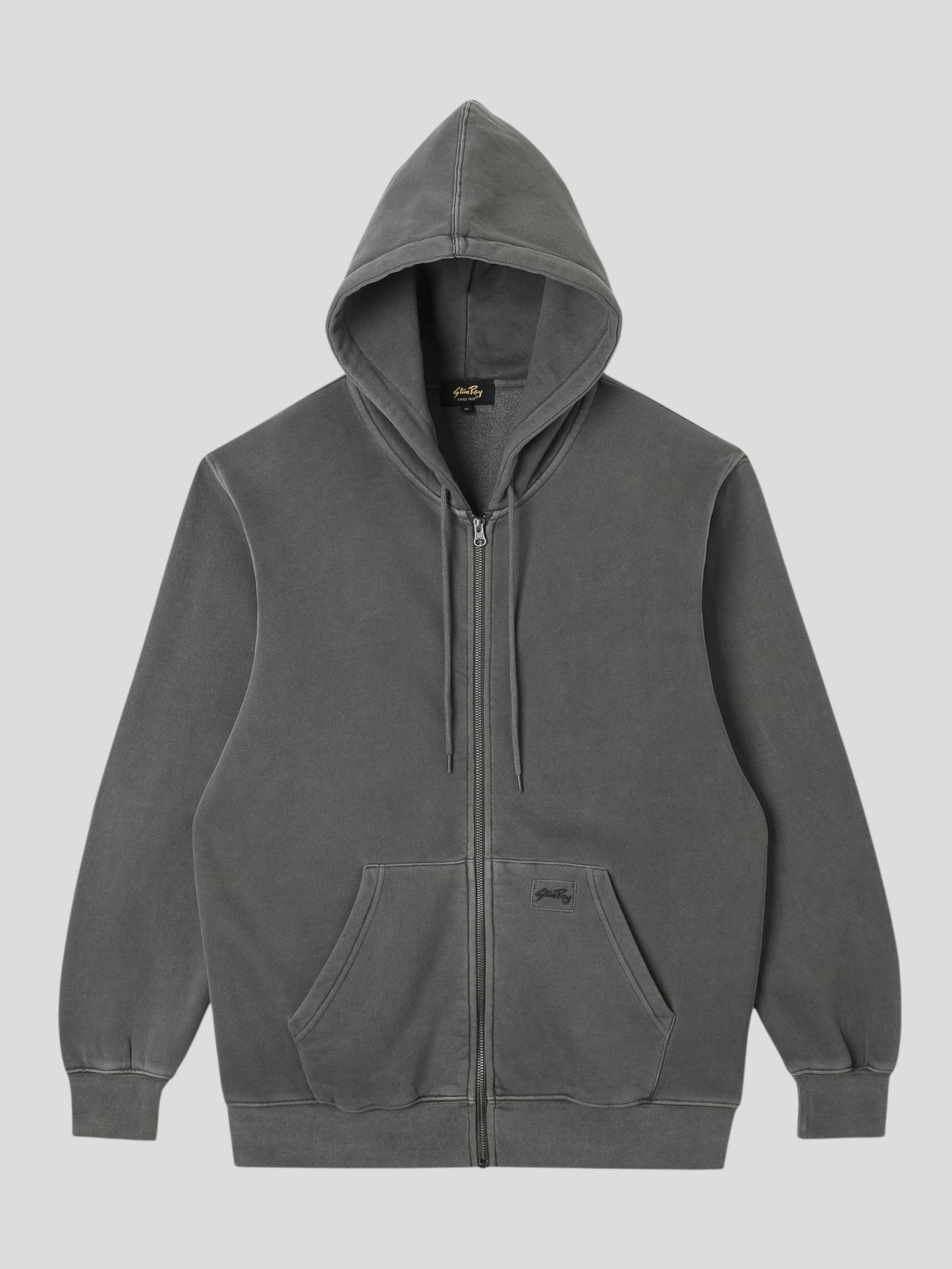 Patch zip hoodie