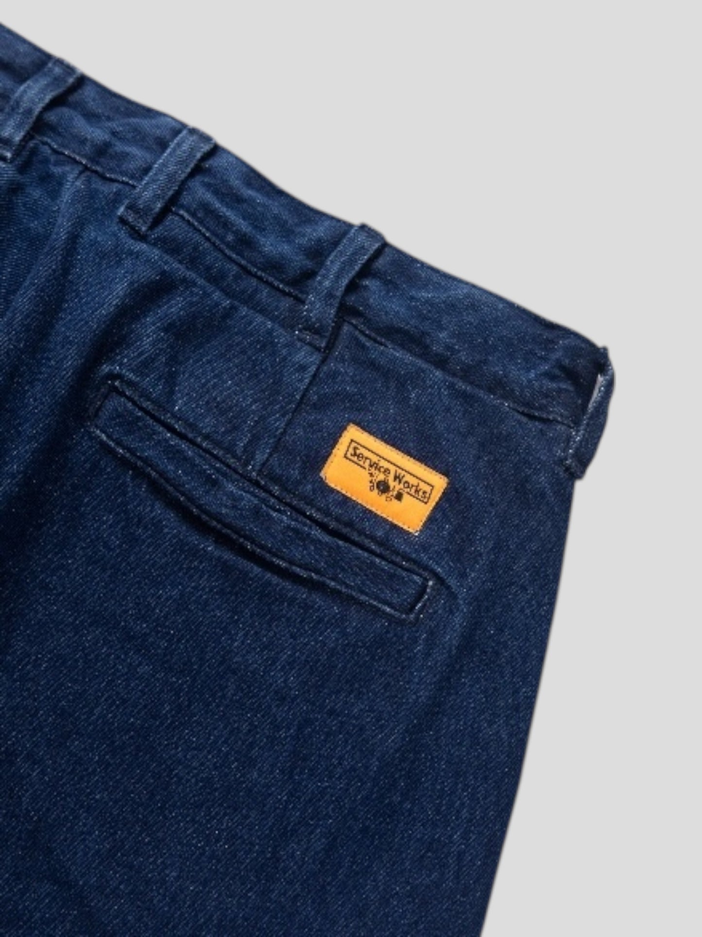 Denim part timer pants