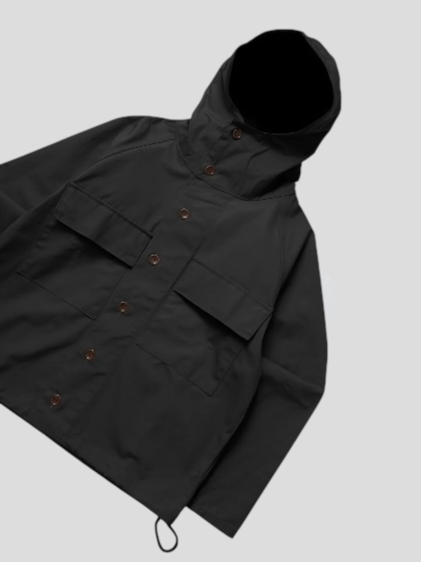 Waxed cotton allotment parka