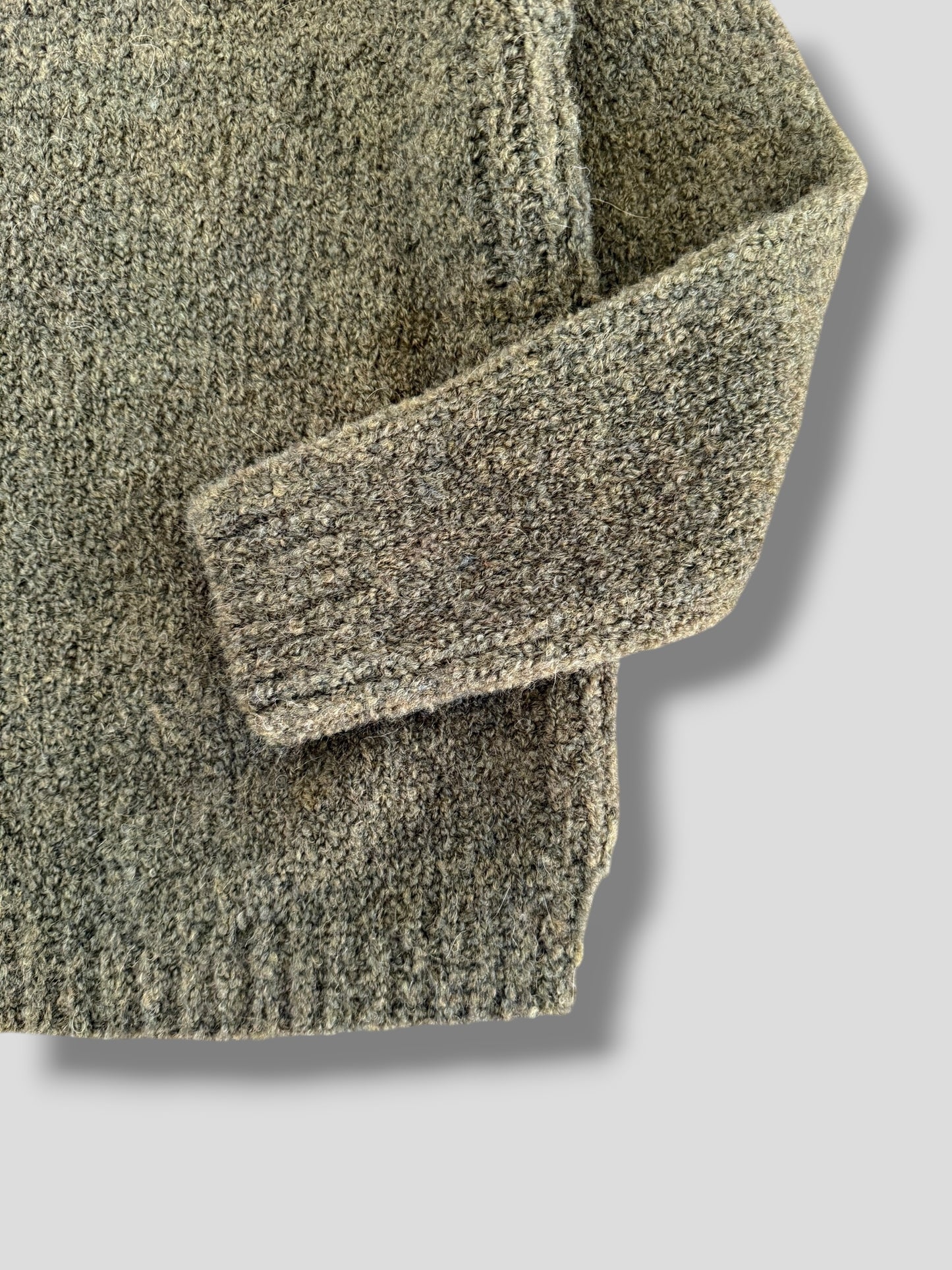 Maglia lupetto bouclè alpaca