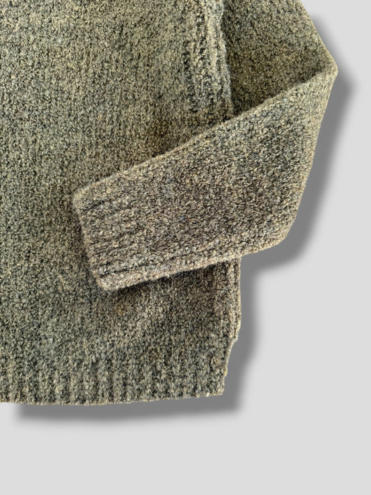 Maglia lupetto bouclè alpaca