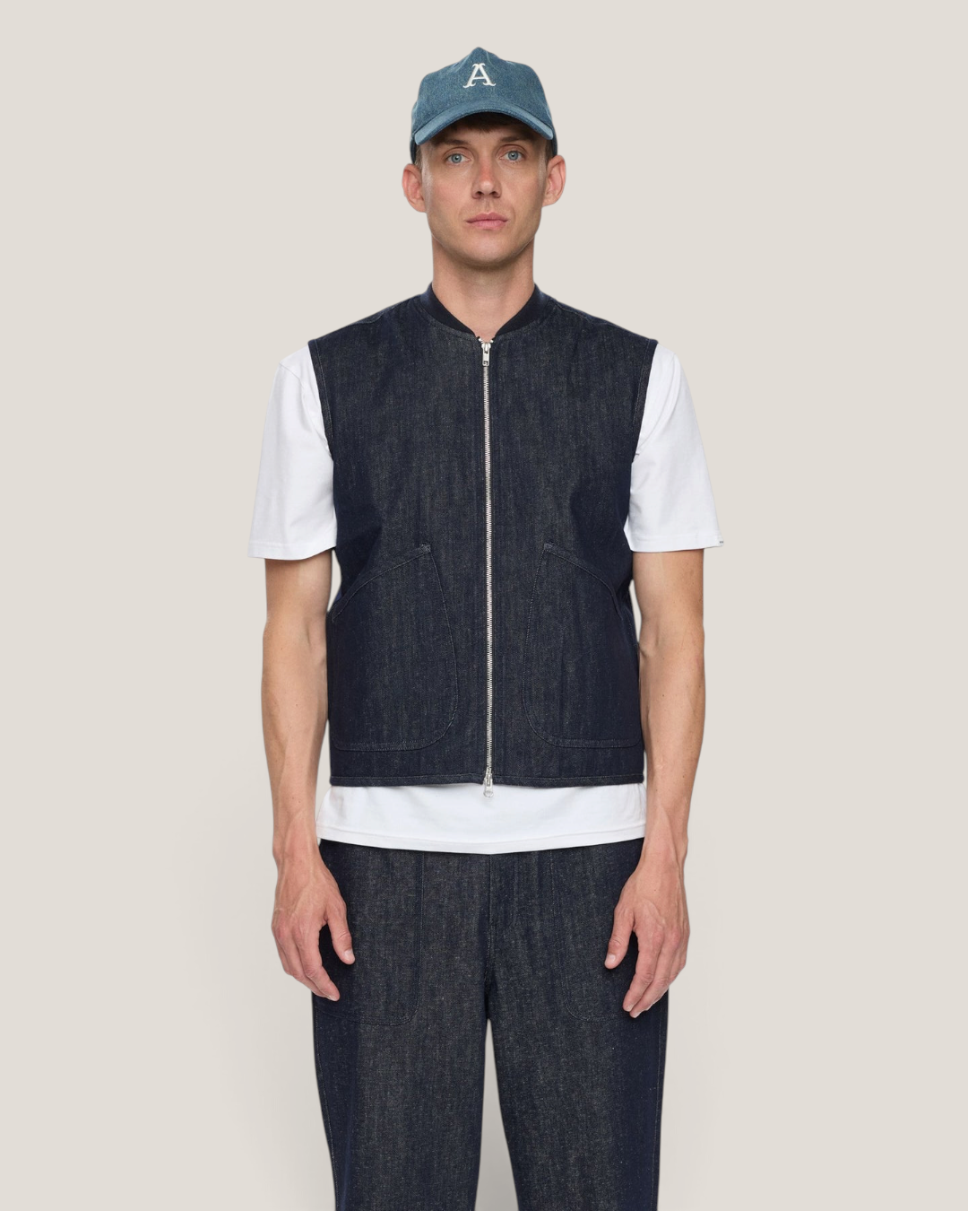 Akrobin denim gilet