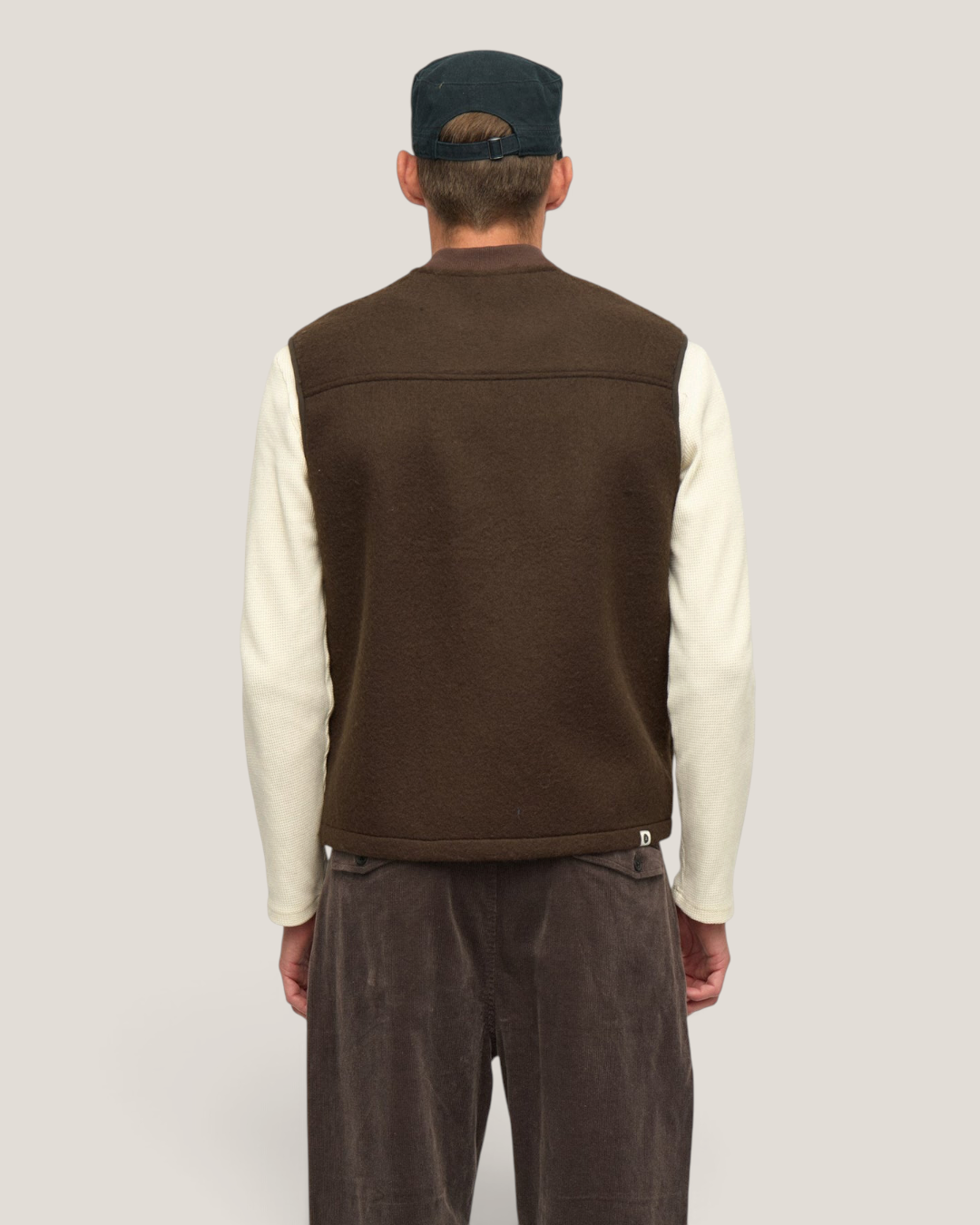 Akrobin boiled wool gilet