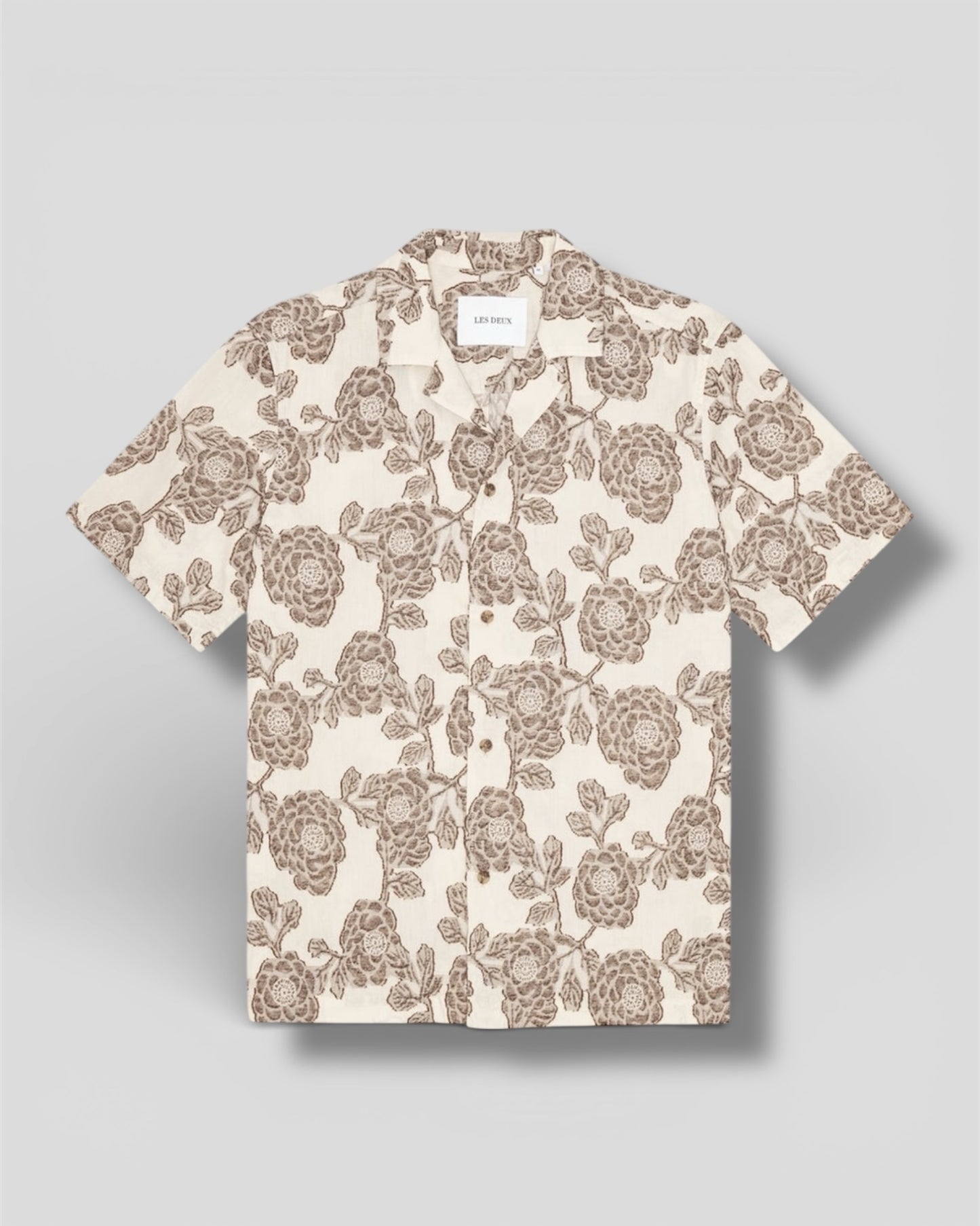 Lesley flower jacquard shirt