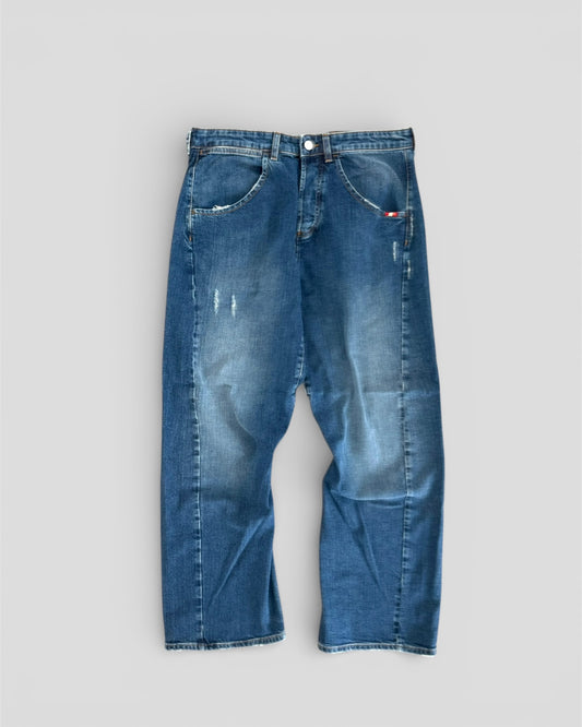Twist slub denim rush