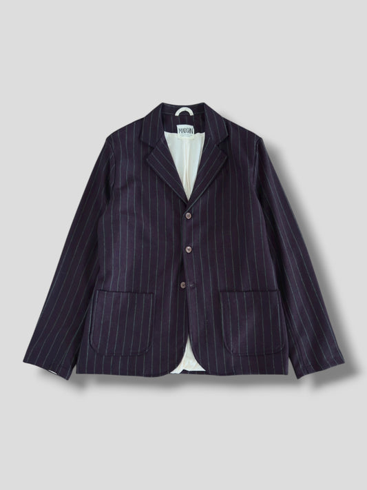 Giacca monopetto gessato