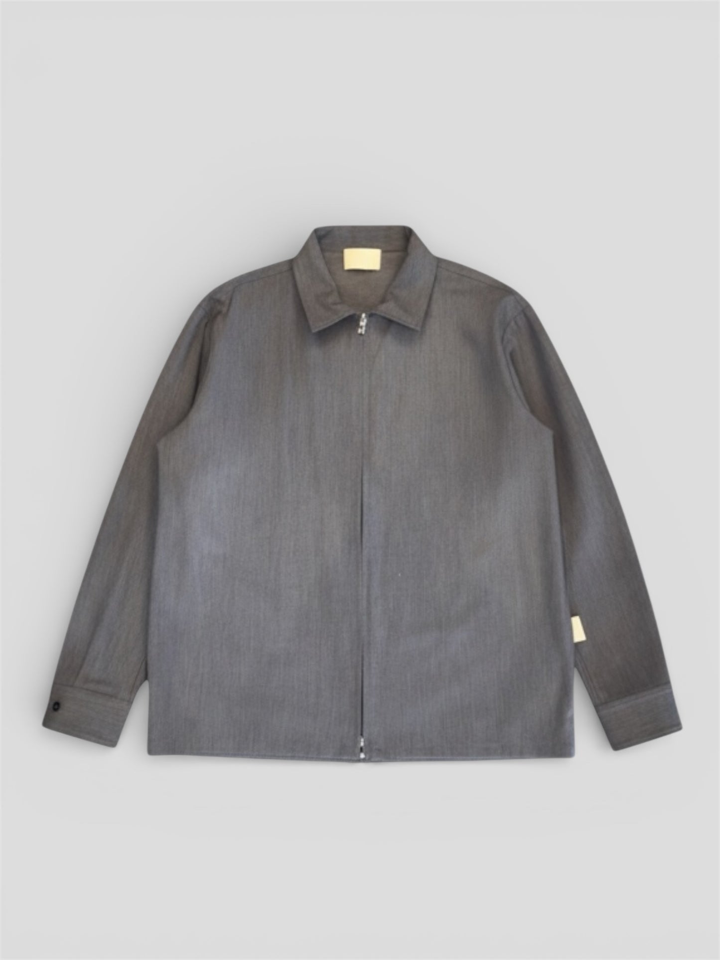 Overshirt full zip viscosa