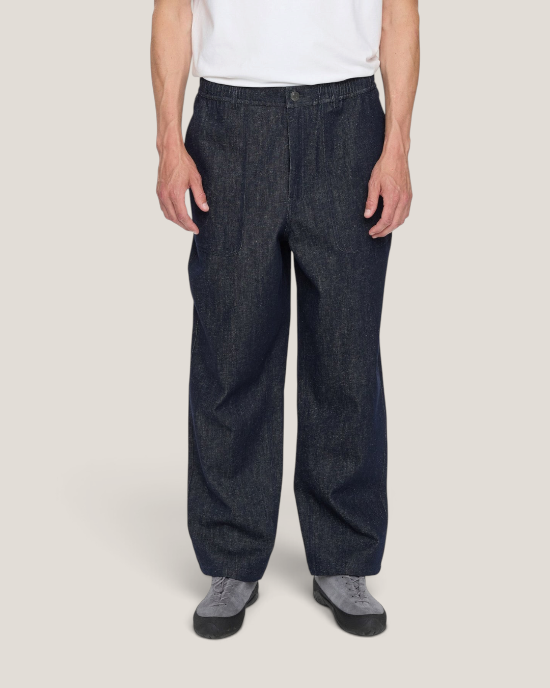 Akjakob denim fatique jeans