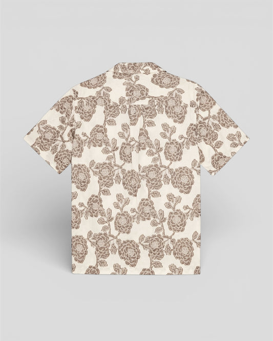 Lesley flower jacquard shirt