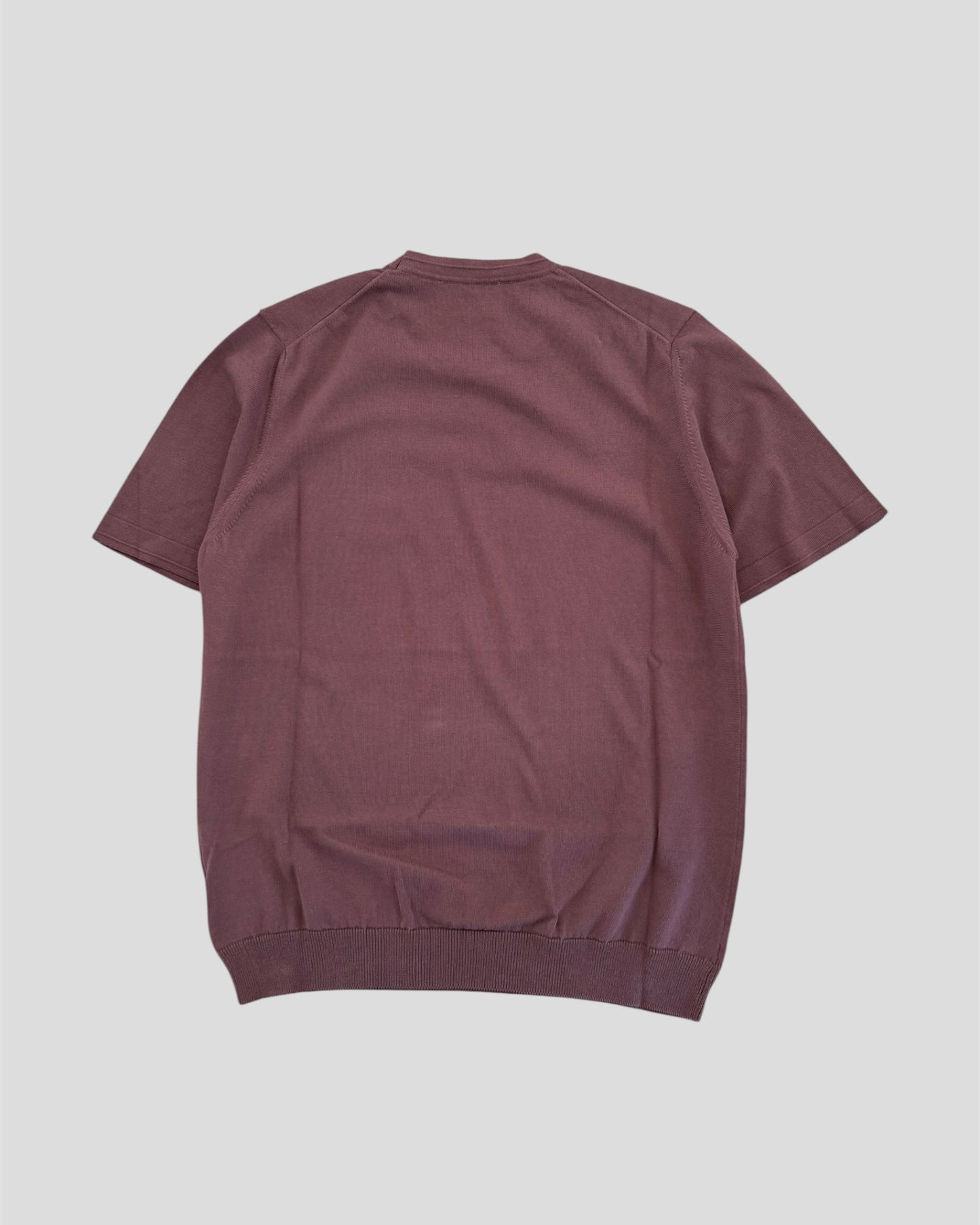 Girocollo regular fit crepe cioccolato