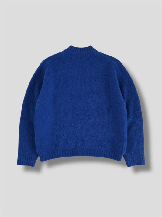 Maglia bouclè alpaca royal