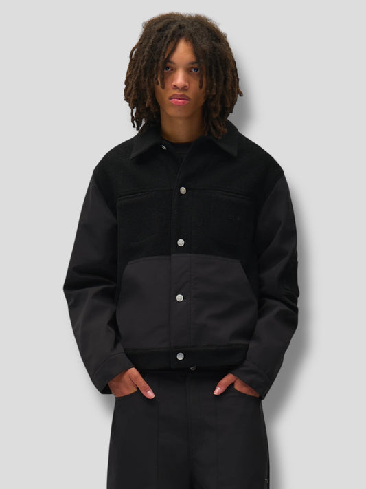 Nylon/Wool combo jacket
