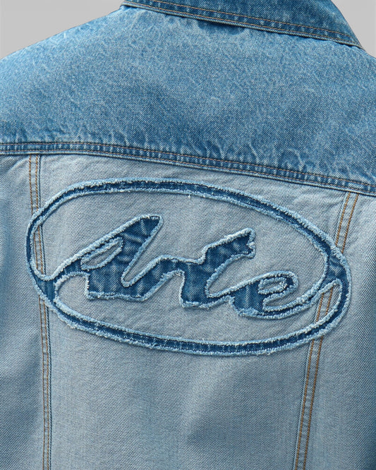 Denim inside/out jacket