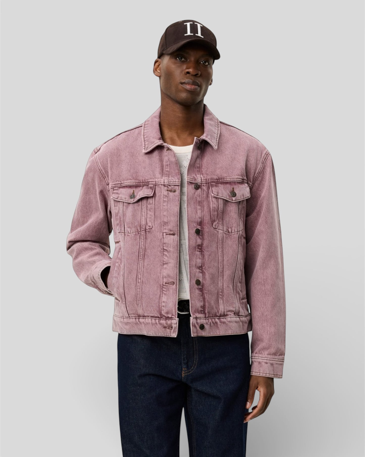Rally light pink denim