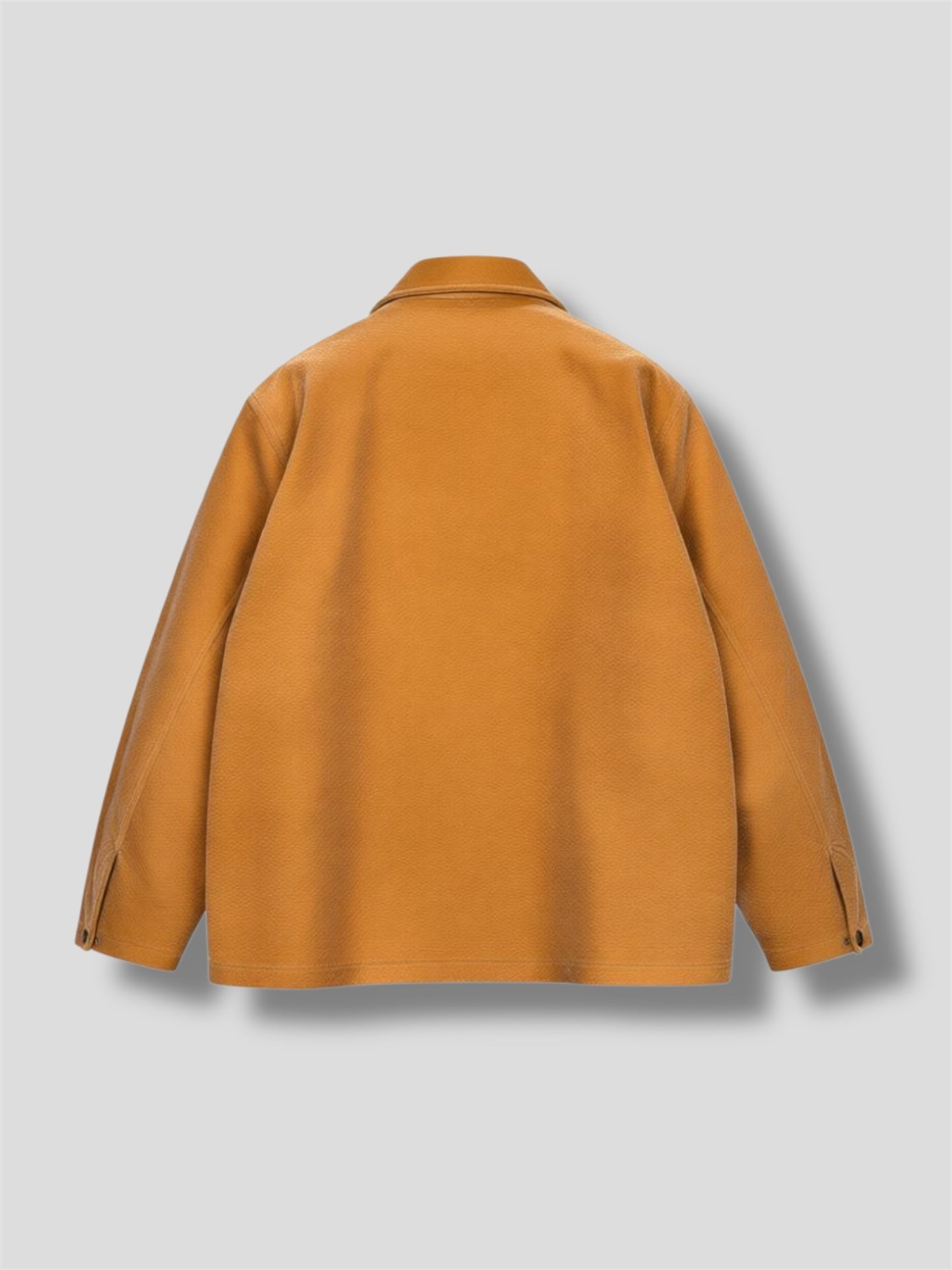 Camel worked crosta jacket