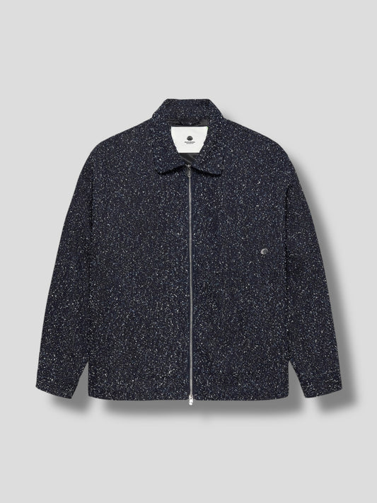 Spray denim overshirt