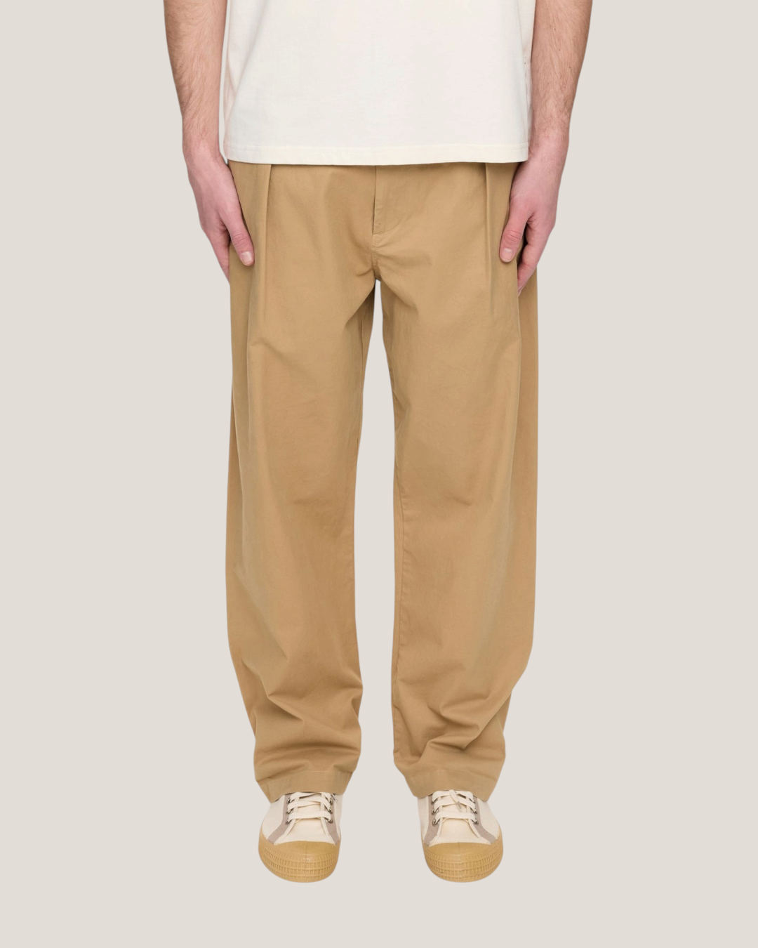 Akjakob cotton pleat pants