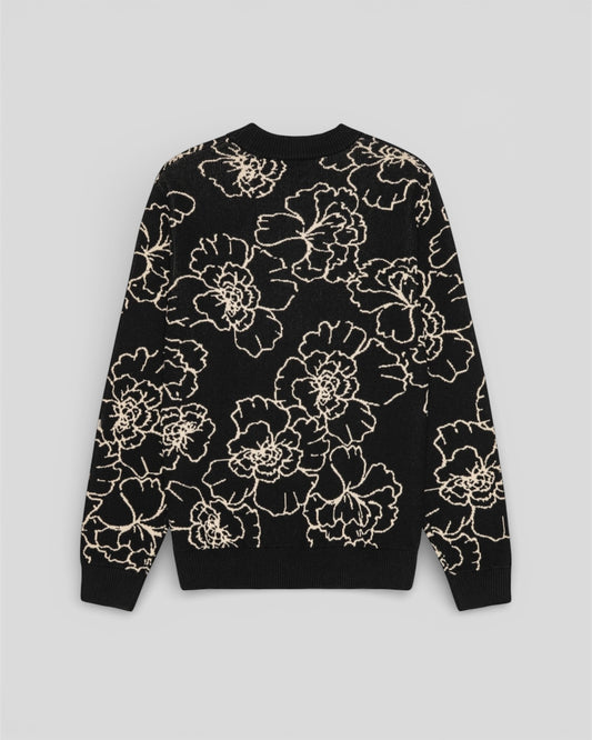 Gaston poppy jacquard