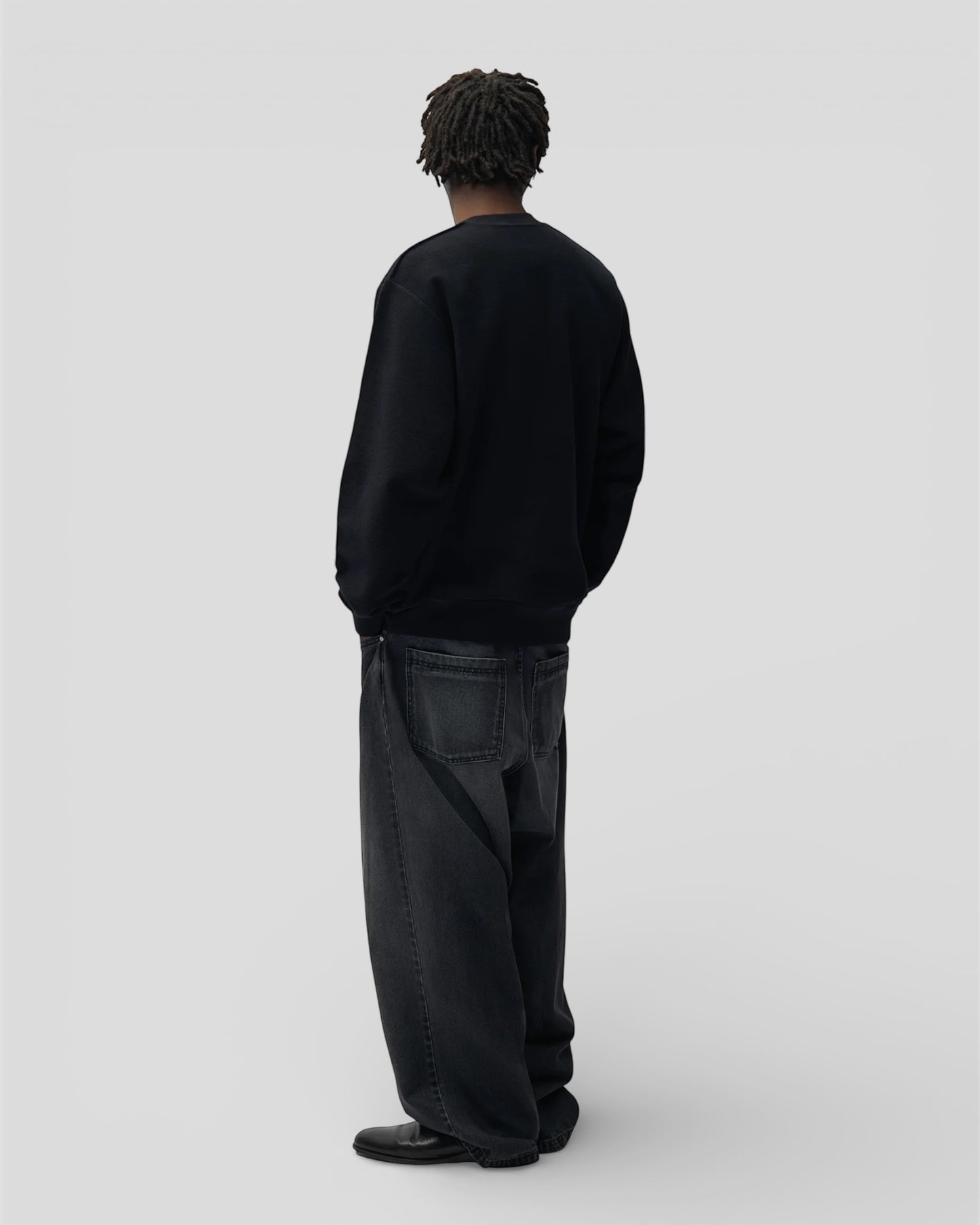 Fade wash baggy pants
