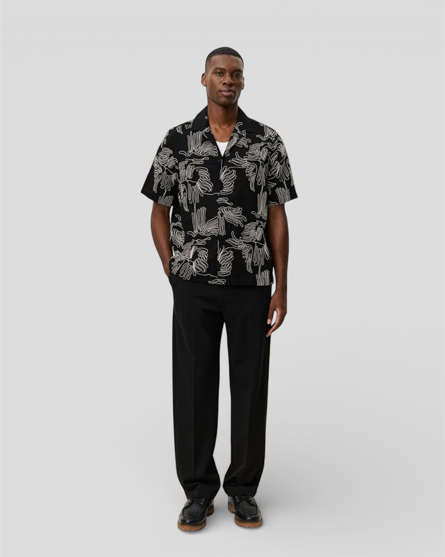 Liam AOE flower shirt