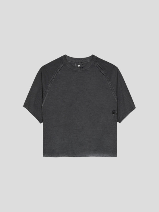 Raw edge tee