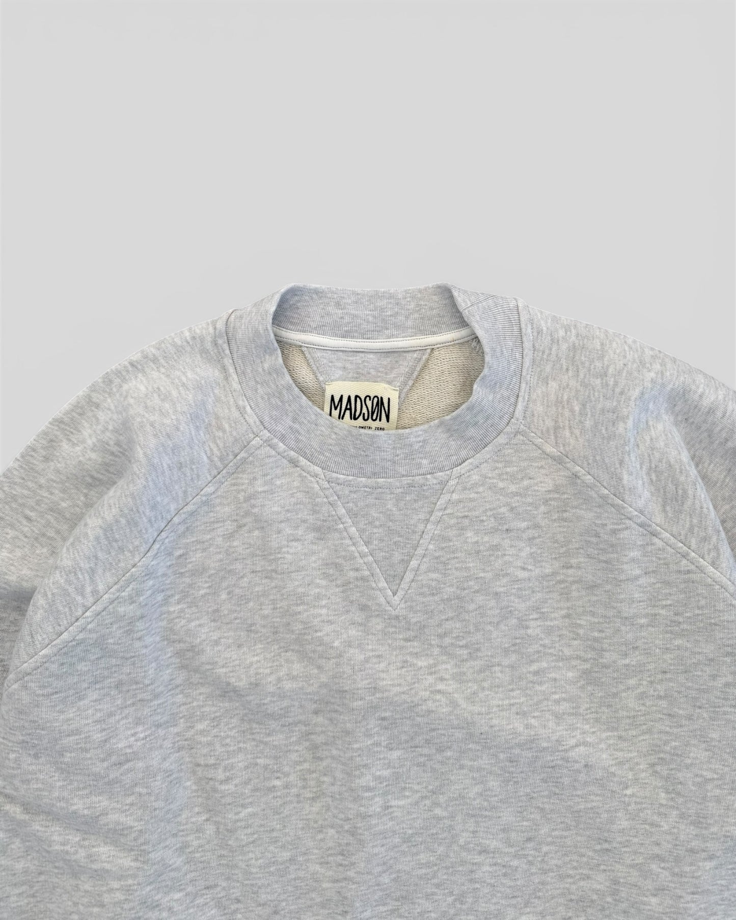 Felpa raglan melange