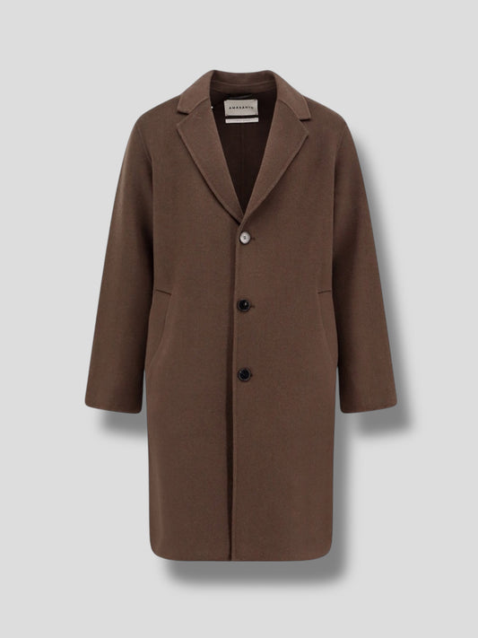 Outdoor wool coat