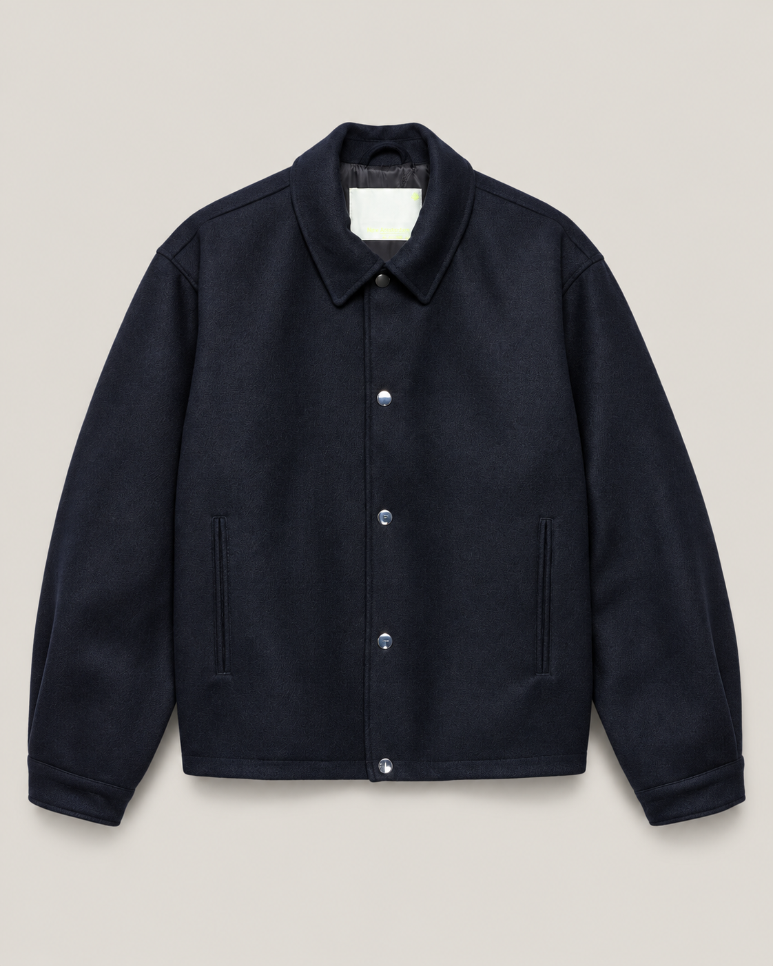 Wool coach jacket