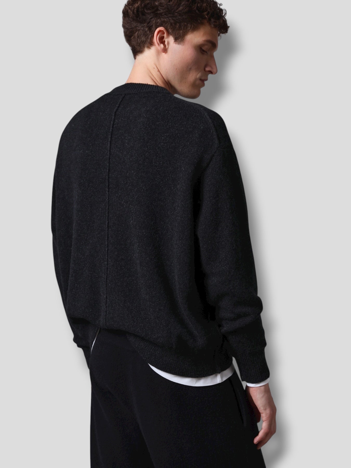 Camel over sweater