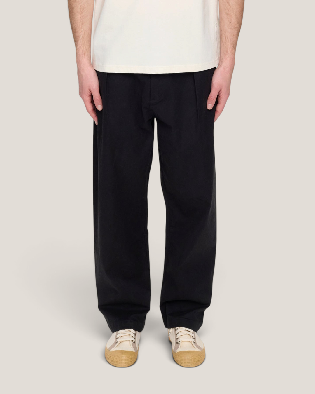 Akjakob cotton pleat pants