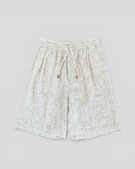 Bermuda over jacquard