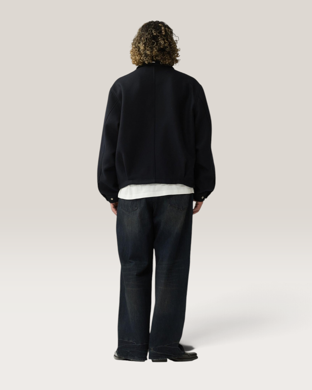 Wool coach jacket
