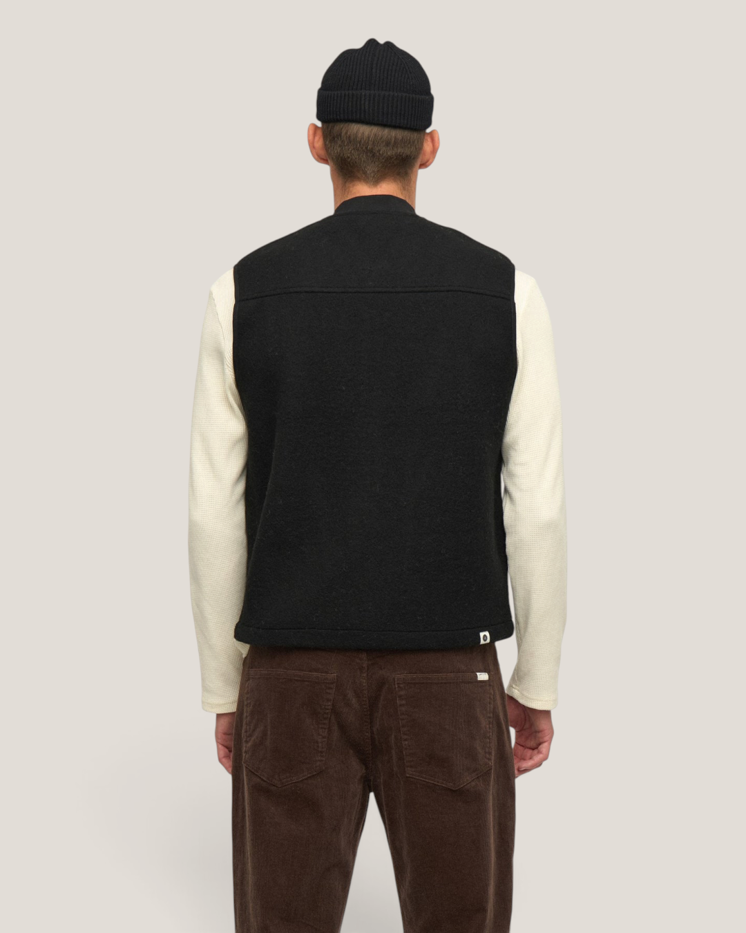 Akrobin boiled wool gilet