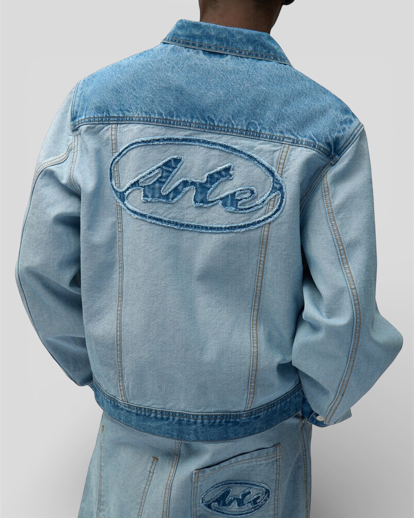 Denim inside/out jacket